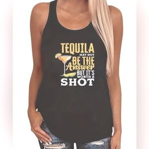 Tequila Tank Top worth a shot - New never worn- still in bag